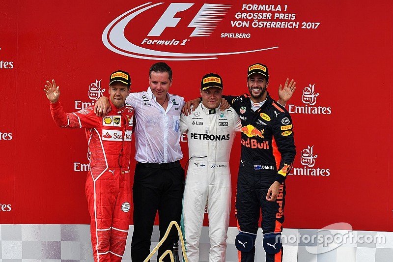 Alle Formel-1-Sieger des GP Österreich in Spielberg seit 2000