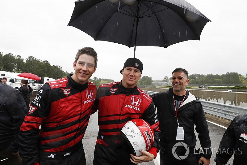Az IndyCar versenyén tette tiszteletét a világhíres színész, Chaning Tatum