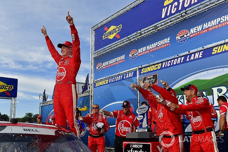 Christopher Bell vence a Keselowski para triunfar en New Hampshire