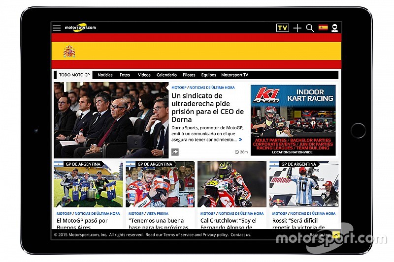 Motorsport.com запустив нову цифрову платформу в Іспанії