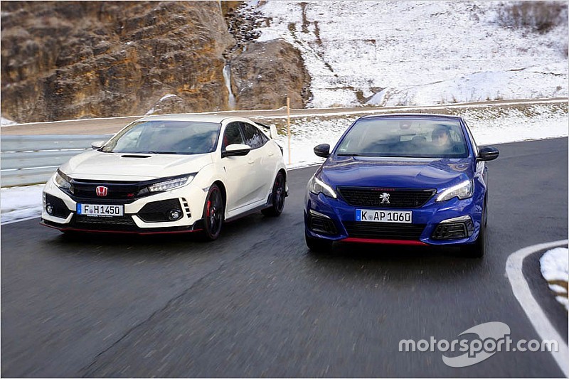 Video: Honda Civic Type R vs. Peugeot 308 GTi im Test