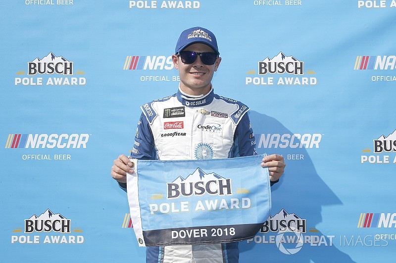 Kyle Larson edges Harvick and Truex for Dover pole
