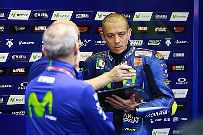 Pour Rossi, la Yamaha a plus de mal sur le mouillé cette année