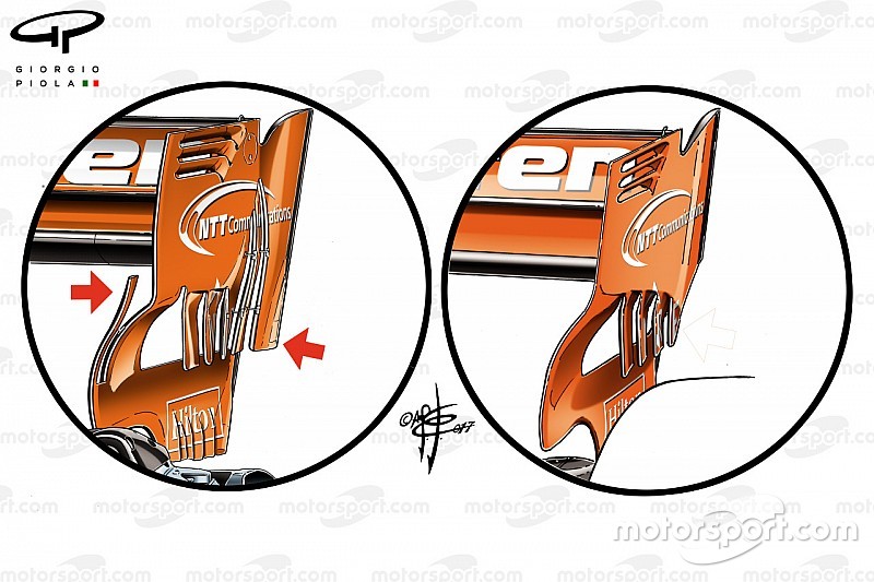 Análisis técnico: McLaren planea mejorar su aerodinámica trasera