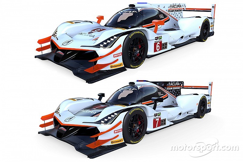 Penske revela los colores del Acura ARX-05s para la temporada 2018 de IMSA