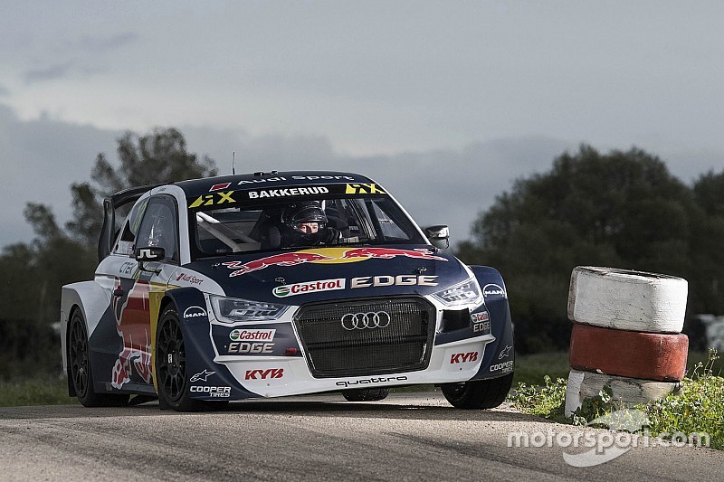 Bestzeit für Mattias Ekström beim WRX-Test in Silverstone