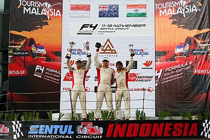 F4/SEA Sentul: Kahia menangi Race 6, Presley Overall Champion