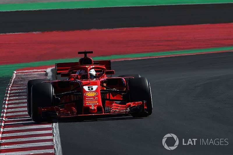 Vettel fue el mejor del primer día en Barcelona