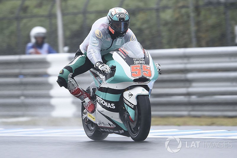 Motegi, Libere 3: svetta Syahrin sull'umido, a terra Luthi e Morbidelli