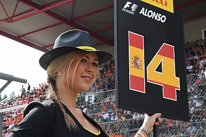 Szépséges F1-es rajtrácslányok a Belga Nagydíjról
