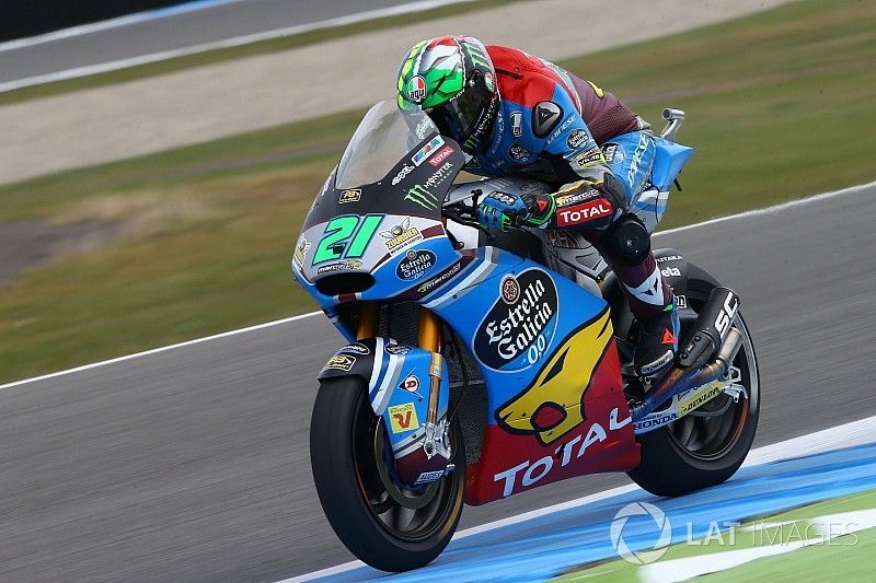 Morbidelli saldrá primero en la carrera de Moto2; Márquez, octavo