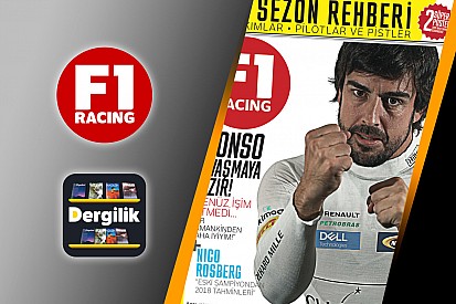 F1 Racing Nisan sayısı dijital olarak Turkcell Dergilik'te