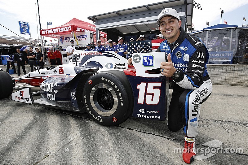 IndyCar Detroit: Rahal cetak pole, Gutierrez P19