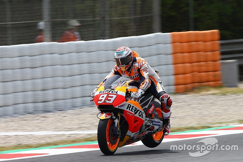 MotoGP-Champ Marc Marquez fliegt in Barcelona tief: 4 Crashs am Samstag