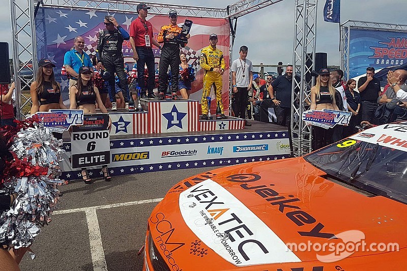 Promoted: Ercoli wins NASCAR GP UK after testing VEXATEC agility shirt