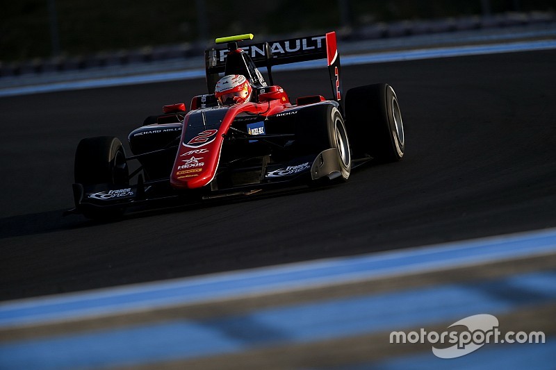 Hubert topt tweede dag van GP3-test Paul Ricard