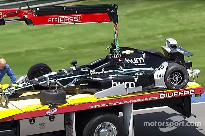 Newgarden sofre acidente em Indianápolis