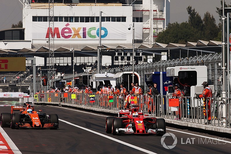 Formel 1 2017 in Mexiko: Die Startaufstellung in Bildern