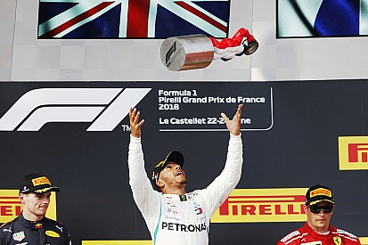 Hamilton ganó en Francia y vuelve a liderar el campeonato