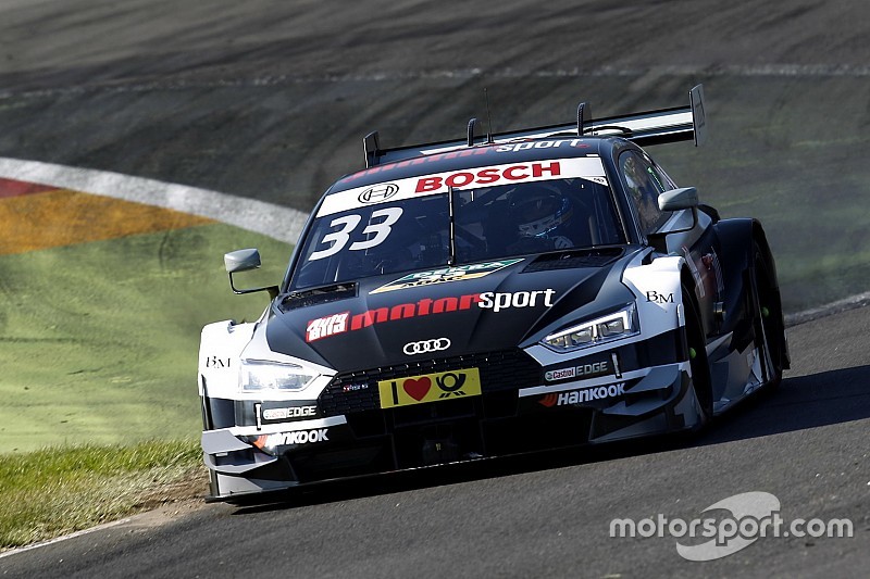 Rene Rast auf dem DTM-Podium: