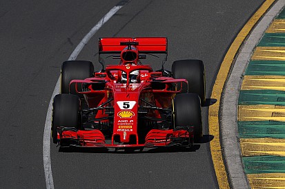 El viernes fue aburrido para Vettel