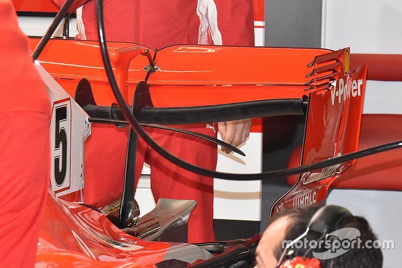 Formel-1-Technik: Ferrari und Mercedes mit neuen Heckflügeln in Baku