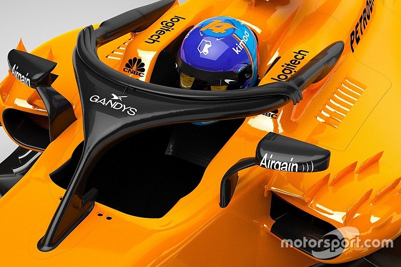 Una marca de chanclas auspiciará el Halo de McLaren