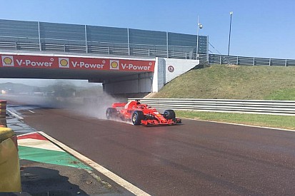 Közel 120 kört tesztelt Kvyat a 2018-as Ferrarival pénteken