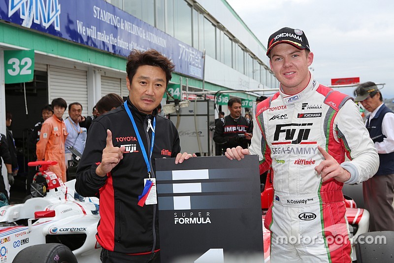 SUGO予選:キャシディがコースレコード樹立で初ポールポジション獲得