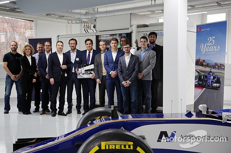 La Sauber stamperà in... 3D i particolari della vettura!