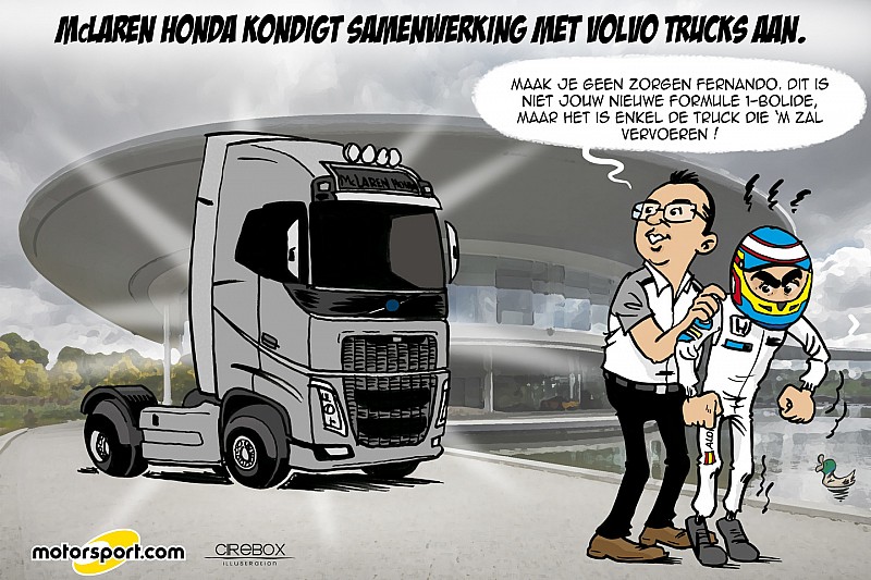 Cartoon van Cirebox: Alonso's nieuwe F1-bolide?