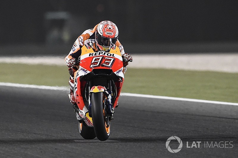 MotoGP Qatar: Marquez puncaki warm-up, ungguli duo Ducati