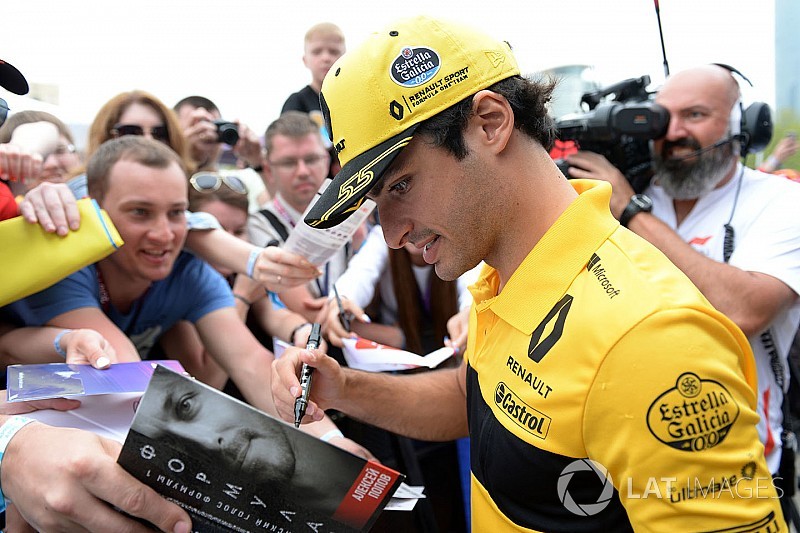 Sainz, en la presentación del GP de España 2018: