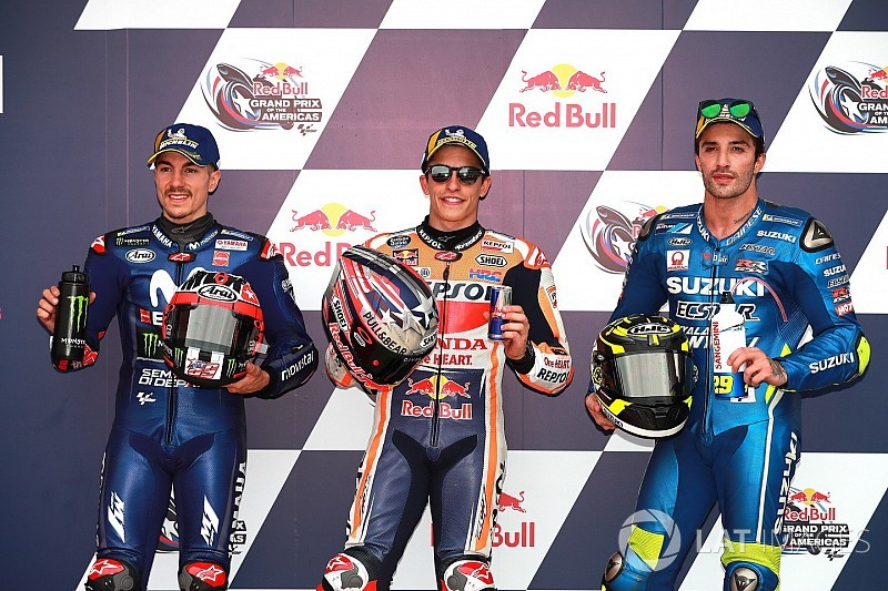 La parrilla de salida del GP de las Americas