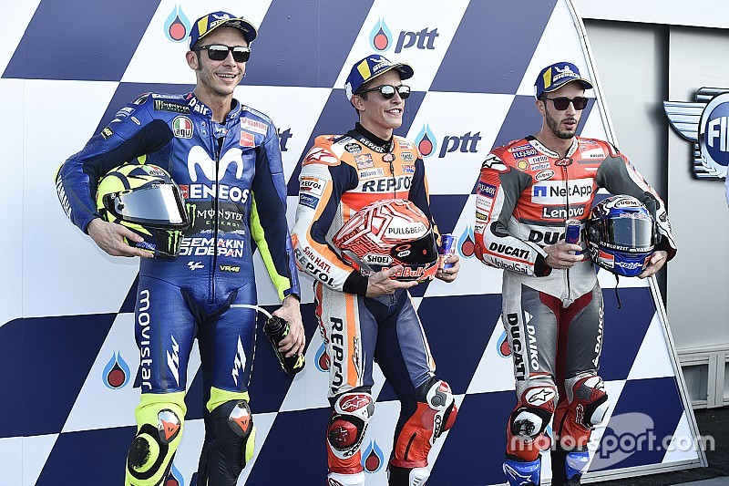 Starting grid MotoGP Thailand 2018
