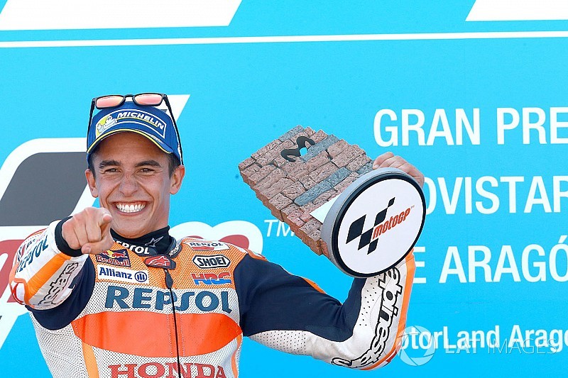 Márquez a engrangé un maximum de points avant le sprint final