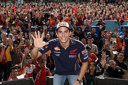 Marquez rayakan gelar juara MotoGP 2016 di Sentul