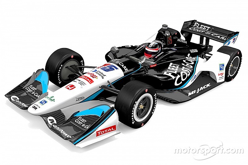 Команда IndyCar RLLR презентувала особливу ліврею на етап у Фініксі