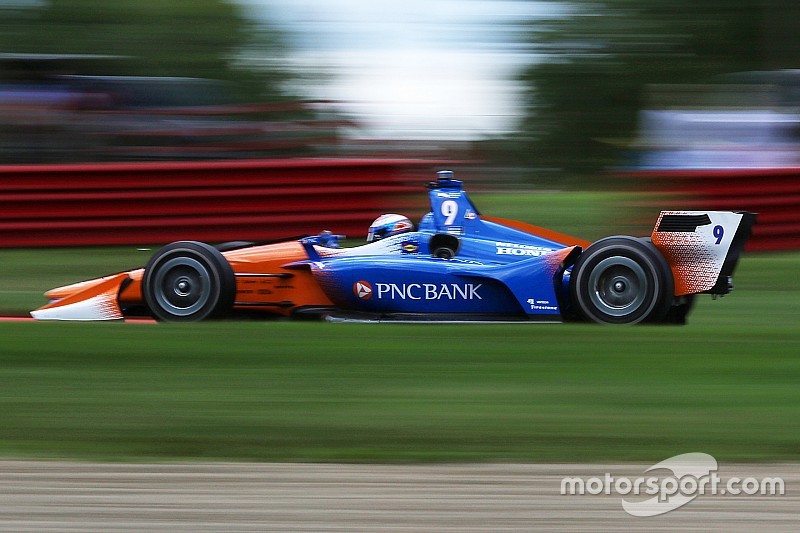 Dixon edges Penske pair, tops Portland test