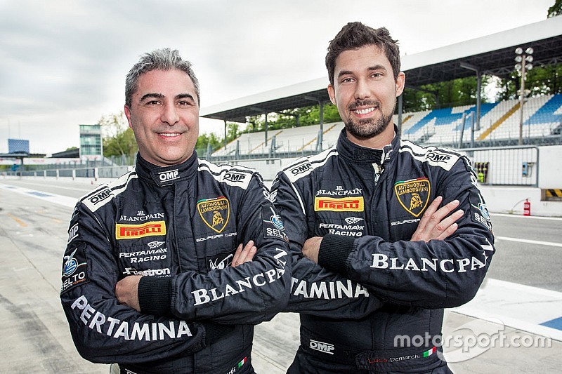 Demarchi e Benvenuti sulla Gallardo della Imperiale Racing