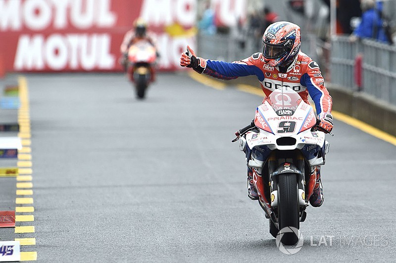Sulit kejar Dovizioso-Marquez, Petrucci pilih amankan podium