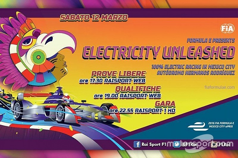 Ecco la programmazione TV dell'ePrix di Città del Messico