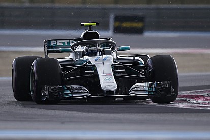 French GP: Bottas leads Sainz in rained-out FP3