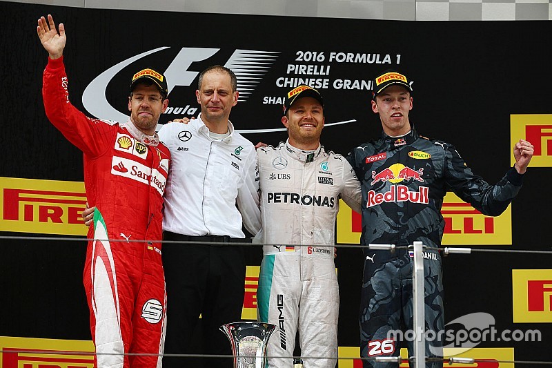 Grand Prix von China: Dritter Saisonsieg in Folge von Nico Rosberg