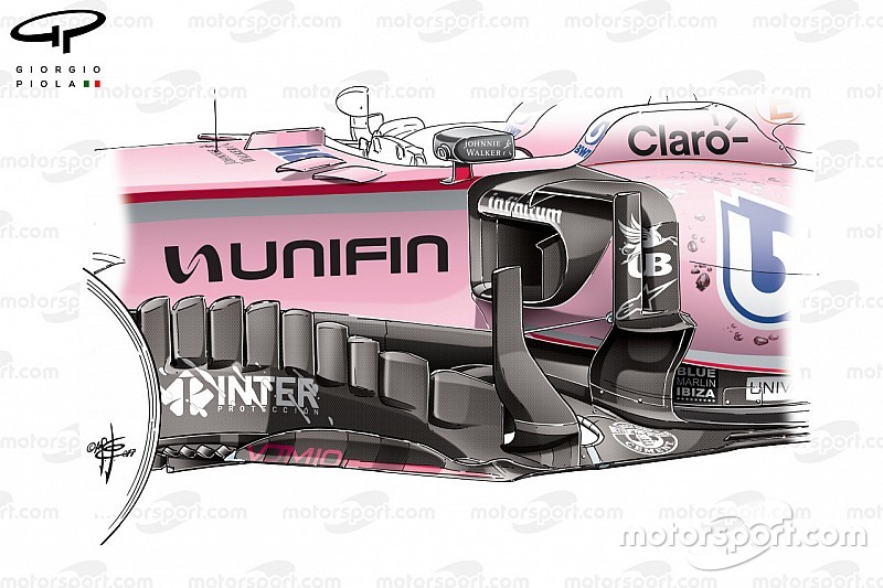Teknik analiz: Force India'nın podyum mücadelesini vermesini sağlayan güncelleme