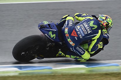 VIDEO: Rossi terjatuh dan tersingkir dari balapan Motegi