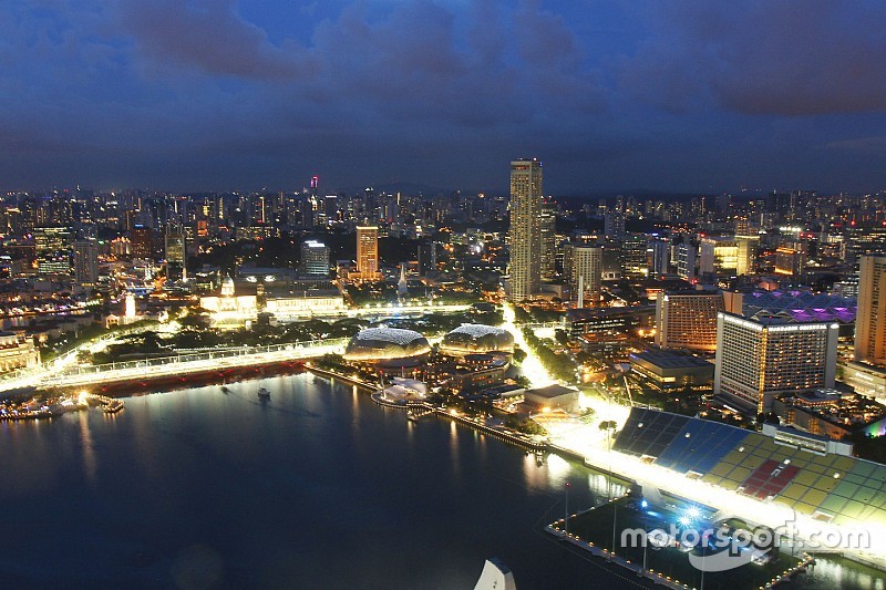 Rondje Marina Bay Circuit in Singapore twee meter ingekort