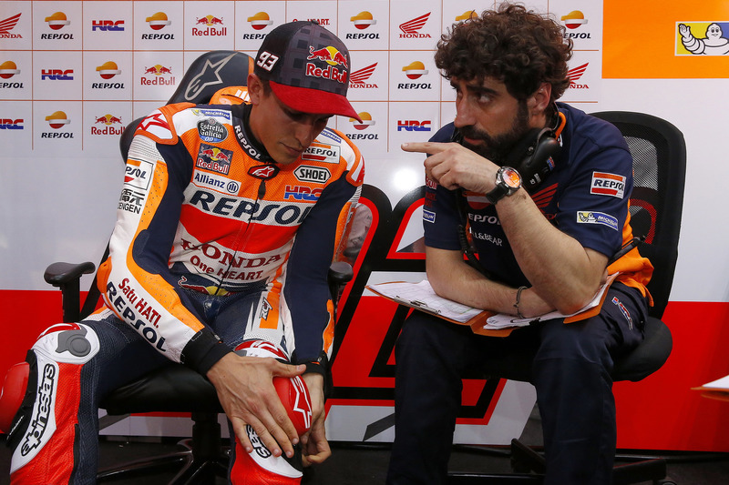Marc Marquez, Repsol Honda Team, dan Santi Hernandez