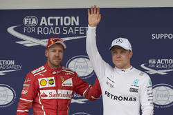 Pole: Valtteri Bottas, Mercedes AMG F1, Sebastian Vettel, Ferrari