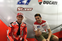 Casey Stoner and Michele Pirro
